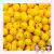 Bolinha plástica leitosa 20gr Amarelo