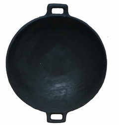 Wok de fundición de hierro con asas de 35 cms en internet