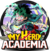 Botton Boku no hero - My hero academia 4,5cm broche com chaveiro - loja online