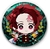 Botton Kimetsu no Yaiba - Demon Salyer 4,5cm broche com chaveiro - 1