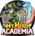 Botton Boku no hero - My hero academia 4,5cm broche com chaveiro - comprar online