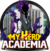 Botton Boku no hero - My hero academia 4,5cm broche com chaveiro - loja online