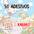 50 adesivos stickers Kawaii