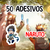 50 adesivos stickers Naruto - 1