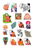 50 adesivos stickers Chainsaw Man - 1 - Narumi e Cia