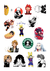 50 adesivos stickers My Hero Academia (Boku no Hero) - 2 - Narumi e Cia