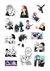 50 adesivos stickers My Hero Academia (Boku no Hero) - 3 - Narumi e Cia