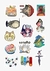 50 adesivos stickers Studio Ghibli - 1 na internet