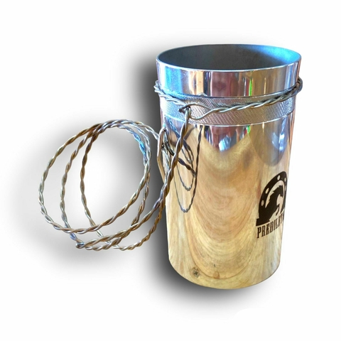 COPO INOX REDONDO LAÇO PANTANEIRO CROMADO