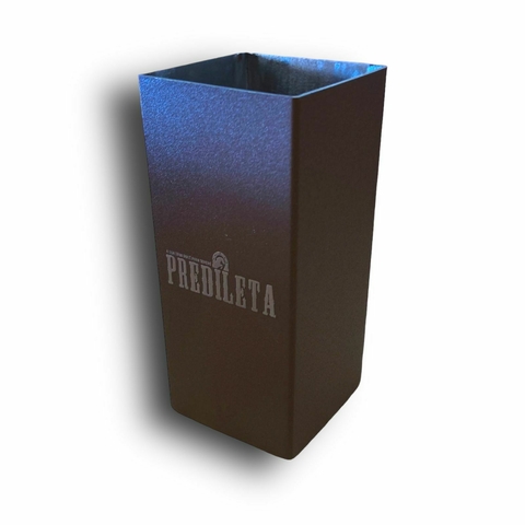 COPO INOX QUADRADO PRETO FOSCO