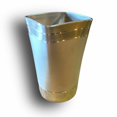 COPO ALUMÍNIO 2mm REDONDO BOCA QUADRADA