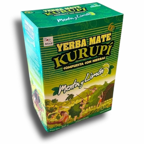 Erva Mate Kurupí 500g - MENTA e LIMÃO