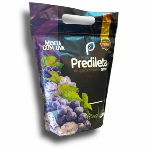 Erva Mate Predileta 500g - MENTA e UVA