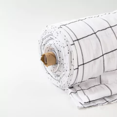 Tusor Cuadros Blanco