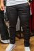 Calça Sport Fino Acetinada Slin Preto na internet