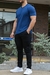 Calça Sport Fino Acetinada Slin Preto - comprar online