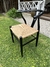 Silla Wishbone Black tejido beige - comprar online