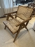 Sillon Carver esterillado en madera Petiribi en internet