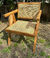 Silla carver con apoyabrazos en madera petiribi - comprar online