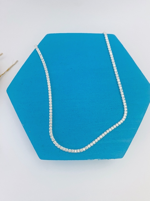 Choker Cristais Brilho