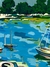 Oil Painting - Blue River - Framed - buy online