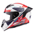 CASCO LS2 352 ROOKIE BETA BLANCO ROJO BRILLO CON SPOILER