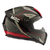 CASCO MAC BASS ZORSKA NEGRO / ROJO / BRILLO en internet