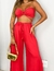 CROPPED MALHA VERMELHO