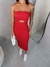 VESTIDO MÍDI DECOTE - comprar online