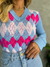 SUÉTER TRICOT LOSANGO
