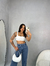 CALÇA JEANS WIDE LEG VOGUE na internet
