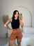 SHORTS COURO FAKE + CINTO