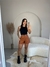 SHORTS COURO FAKE + CINTO - comprar online