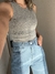 CALÇA JEANS BICOLOR