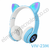 Audífonos VIV-23M con Orejas de Gato – Inalámbricos LED 7 Colores