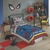Edredom Solteiro Lepper Homem Aranha Microfibra Dupla Face Estampado Azul - comprar online