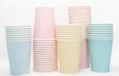 Vaso polipapel 8 oz Colores