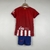 Conjunto Infantil Atlético de Madrid Home 23/24 - Vermelho/Branco - comprar online