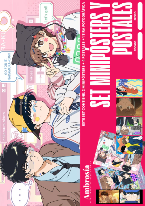 Go for it, Nakamura-kun!!: Set de minipóster y postales