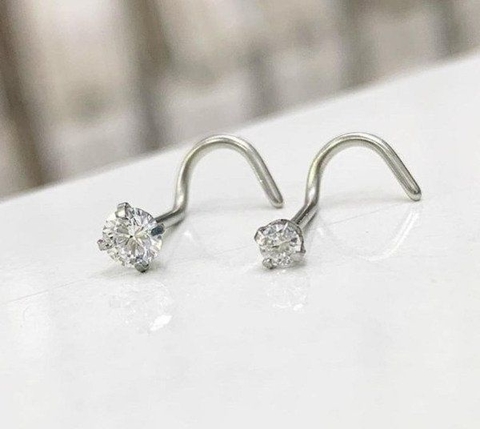 Nostril engarzado varios colores