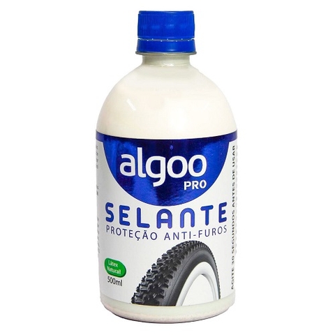Selante p/pneu bike s/cam. (tubeless) antifuro 500ml-Algoo-0201EA