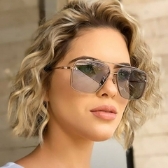 2021 Fashion Cool Men Driving Óculos Goggle Summer Style Gradient Brown Óculos
