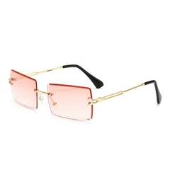 Óculos de sol sem aro XJiea feminino 2021, óculos de sol quadrados de designer - comprar online