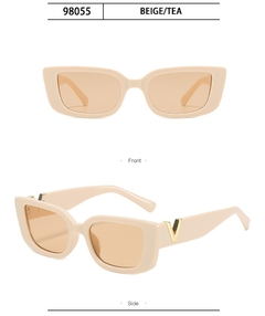 Óculos de sol retrô retangular feminino - comprar online