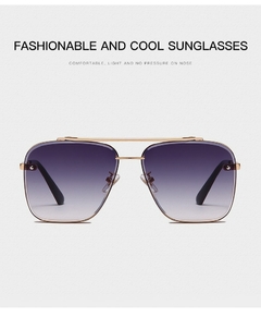 2021 Fashion Cool Men Driving Óculos Goggle Summer Style Gradient Brown Óculos - webmix