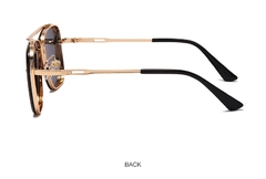 2021 Fashion Cool Men Driving Óculos Goggle Summer Style Gradient Brown Óculos - loja online