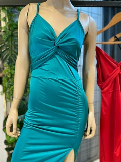 VESTIDO LARGO RUCHE en internet