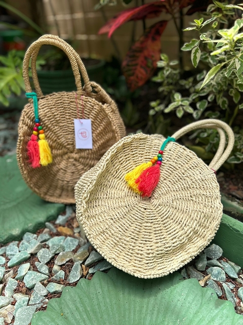 Bolsa de Palha Redonda