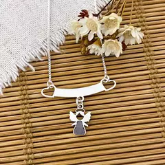 Colar Canga Personalizada 1 filho(a) Prata 925 - comprar online