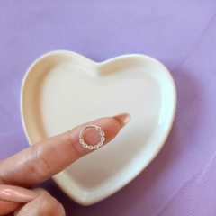 Piercing Zirconias Ovais Prata 925